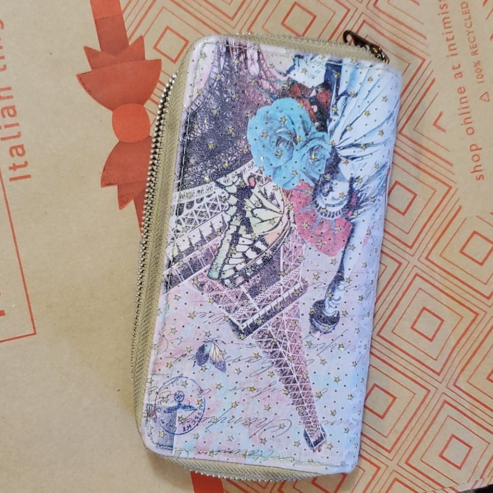 Double zipper wallet